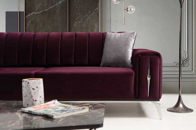 Mulina Home kanepe Milas Üçlü Koltuk