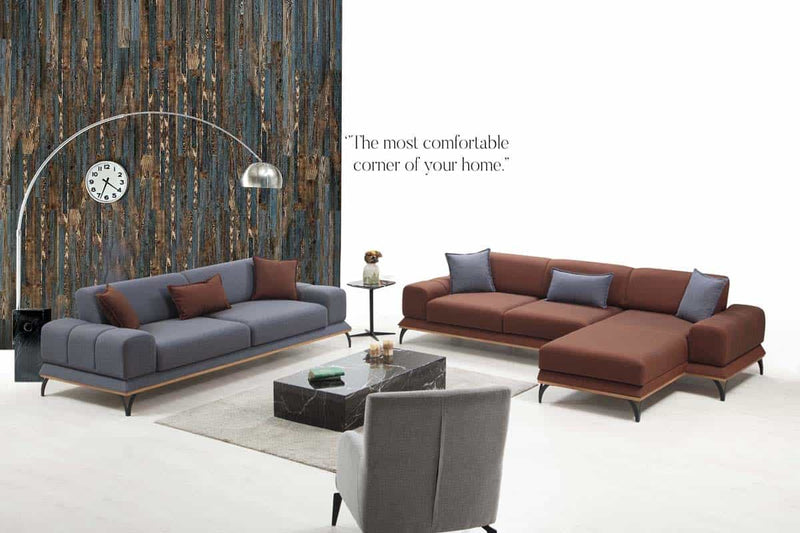 Mulina Home Koltuk Takımı Fırtına Keten Koltuk Takımı