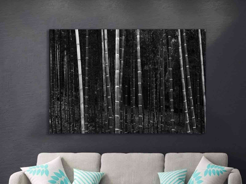 Yeni Stil Sanat Kanvas Tablo 50x70 cm Bamboo Jungle - Yağlı Boya Efektli Kanvas Tablo